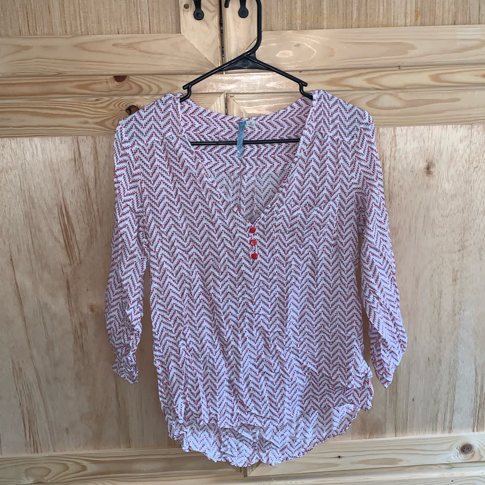 Moonlight printed blouse shirt size S